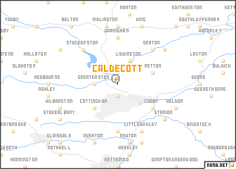 map of Caldecott