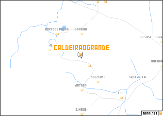map of Caldeirão Grande