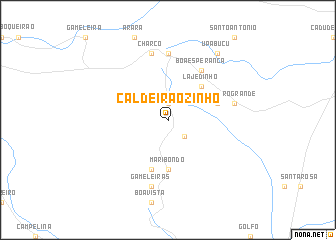 map of Caldeirãozinho