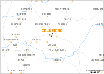 map of Caldeirão