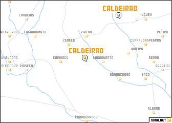 map of Caldeirão