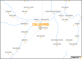 map of Caldeirão