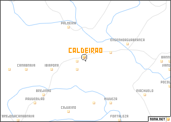 map of Caldeirão