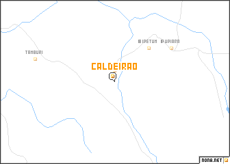 map of Caldeirão