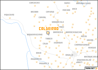 map of Caldeirão