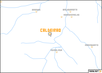 map of Caldeirão