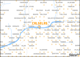 map of Caldelas