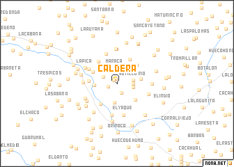 map of Caldera