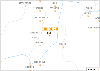 map of Caldera