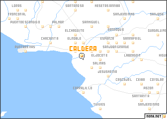 map of Caldera