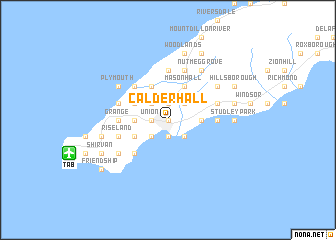 map of Calder Hall