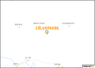 map of Calderhead