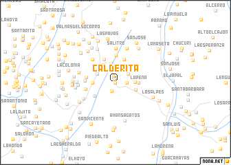 map of Calderita