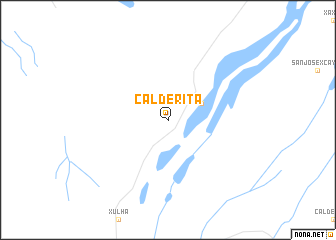 map of Calderita