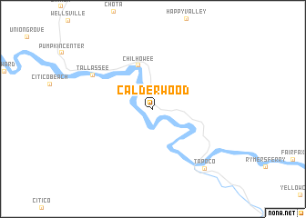 map of Calderwood