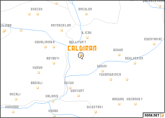 map of Çaldıran