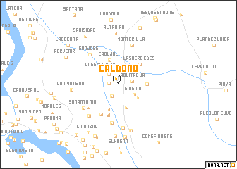 map of Caldono