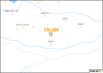 map of Caldor