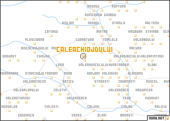 map of Calea Chiojdului