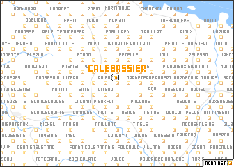 map of Calebassier