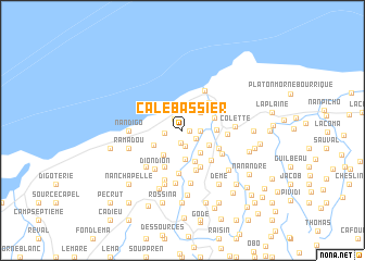 map of Calebassier