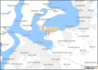 map of Caledonia
