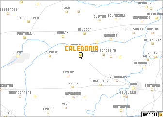 map of Caledonia