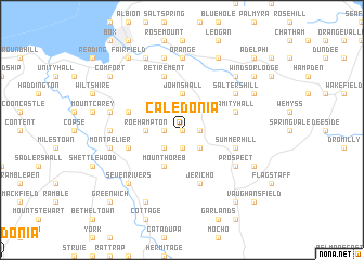 map of Caledonia