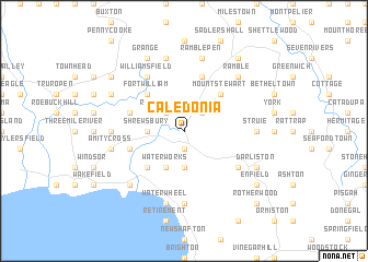 map of Caledonia