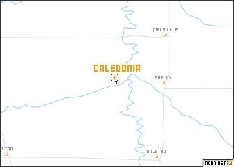 map of Caledonia