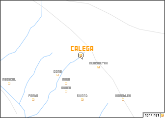 map of Calega