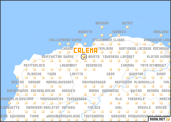 map of Calema