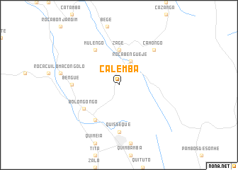 map of Calemba