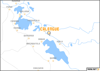 map of Calengue