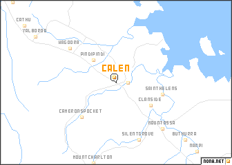 map of Calen