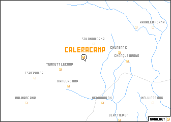 map of Calera Camp