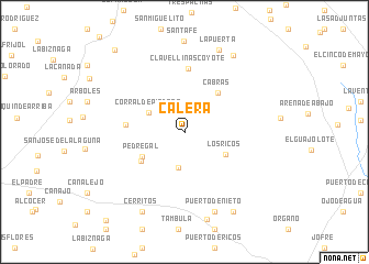 map of Calera