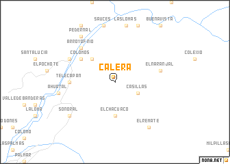 map of Calera