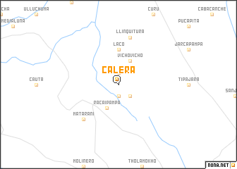 map of Calera