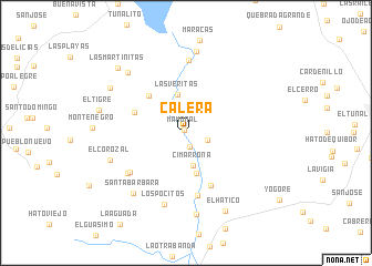 map of Calera