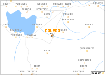 map of Calera