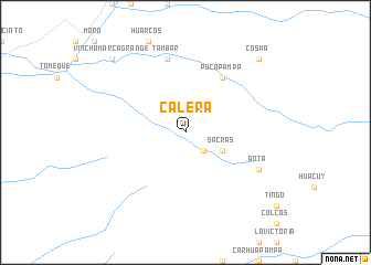 map of Calera