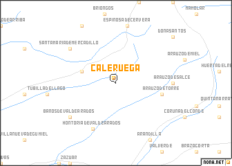 map of Caleruega