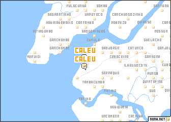 map of Caleu