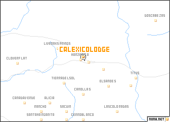 map of Calexico Lodge