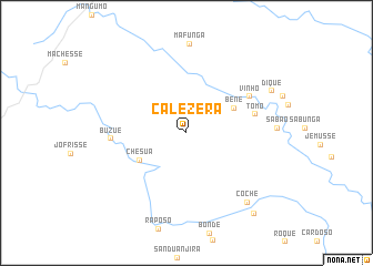 map of Calezera