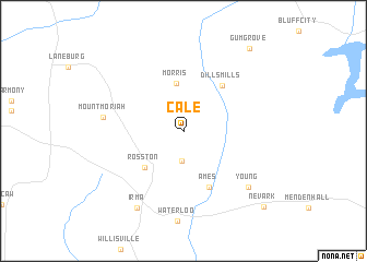 map of Cale