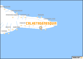 map of Calheta de Nesquim