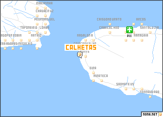 map of Calhetas