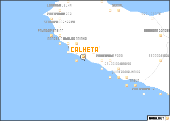 map of Calheta